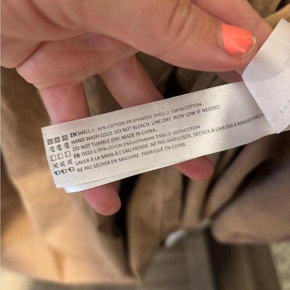 EN SAISON Brown Parker Mixed Media Off Shoulder Midi Dress Size Medium - Picture 9 of 10